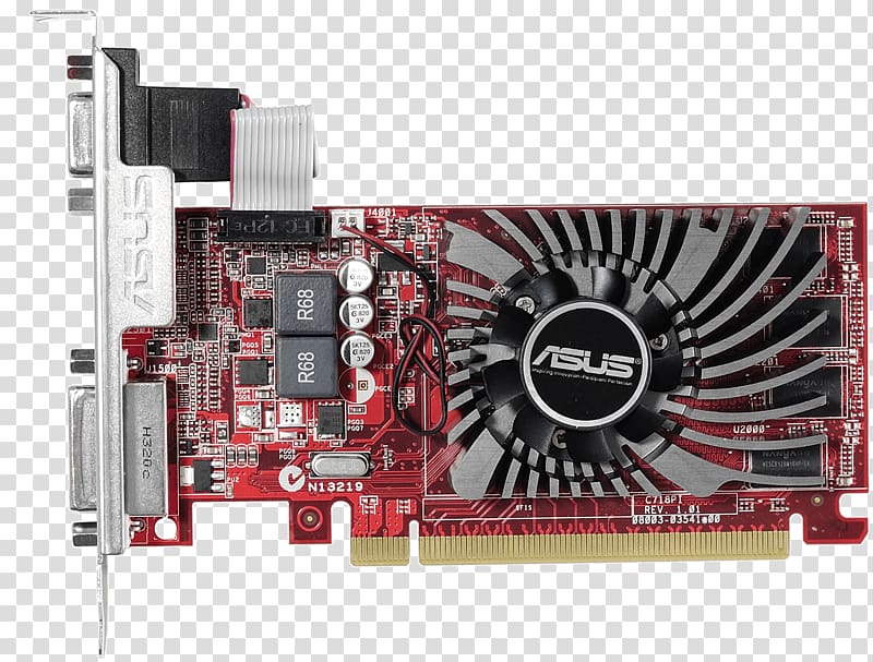 Graphics Cards & Video Adapters DDR3 SDRAM Radeon Digital Visual Interface 128-bit, nvidia transparent background PNG clipart