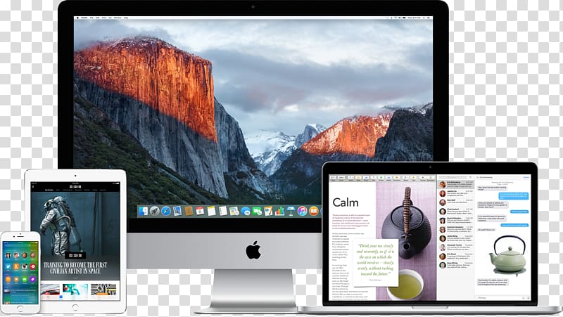 Apple OS X El Capitan Desktop Computers, apple transparent background PNG clipart