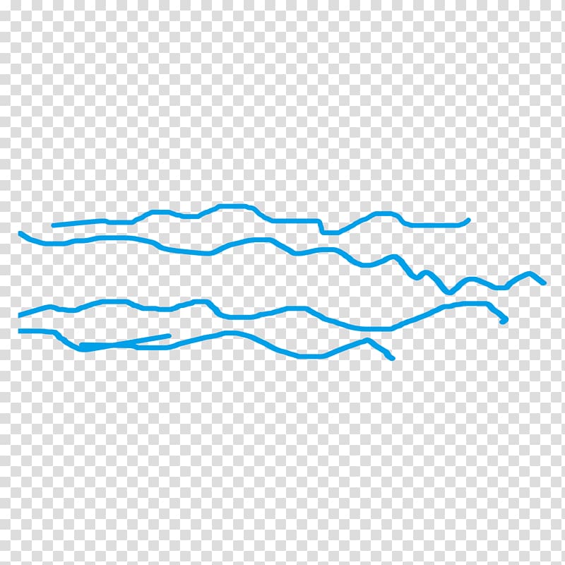 Blue , Irregular lines transparent background PNG clipart