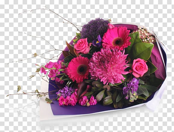 Floral design Cut flowers Flower bouquet Flowerpot, pink purple flower centerpieces transparent background PNG clipart