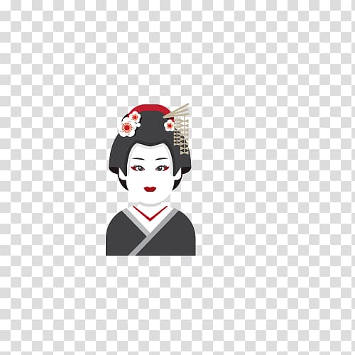 Japan Infographic, Japanese woman transparent background PNG clipart
