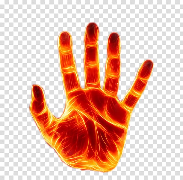 fire forces hand transparent background PNG clipart