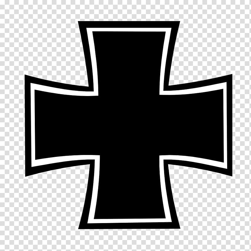 Iron Cross Christian cross Sticker Cruz negra Car, christian cross transparent background PNG clipart