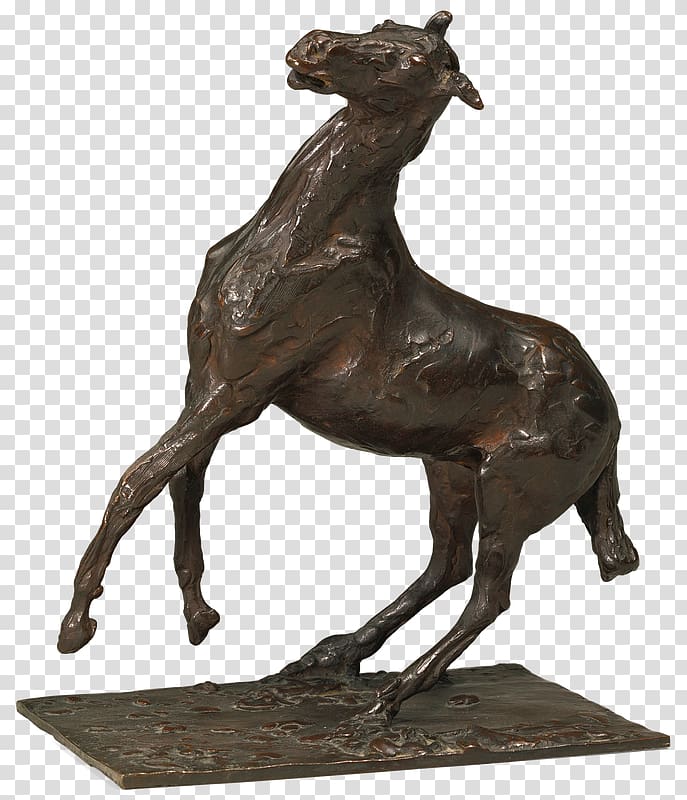 Horse Bronze sculpture Artist Impressionism, degas horse sculpture transparent background PNG clipart