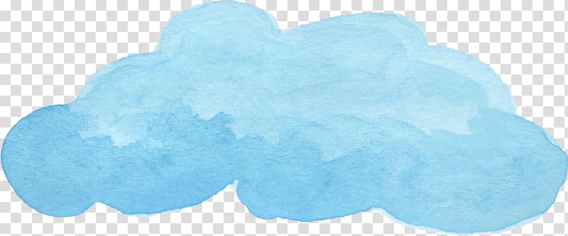 Watercolor painting Cloud, watercolor-clouds transparent background PNG clipart