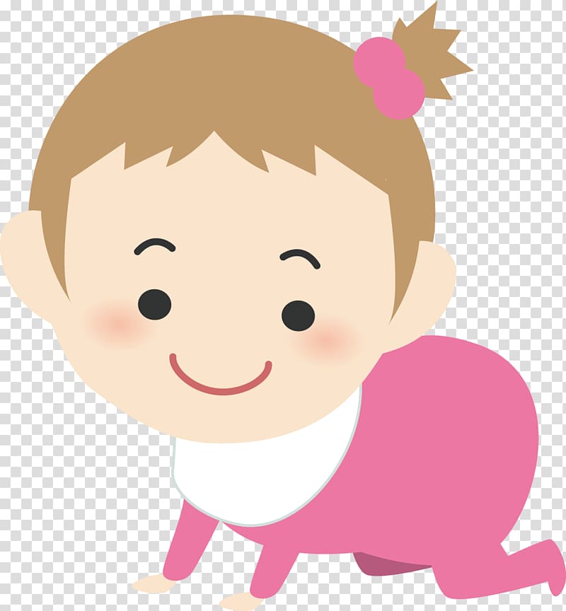 Cartoon Infant Child Mother, Creative cartoon mother baby girl transparent background PNG clipart