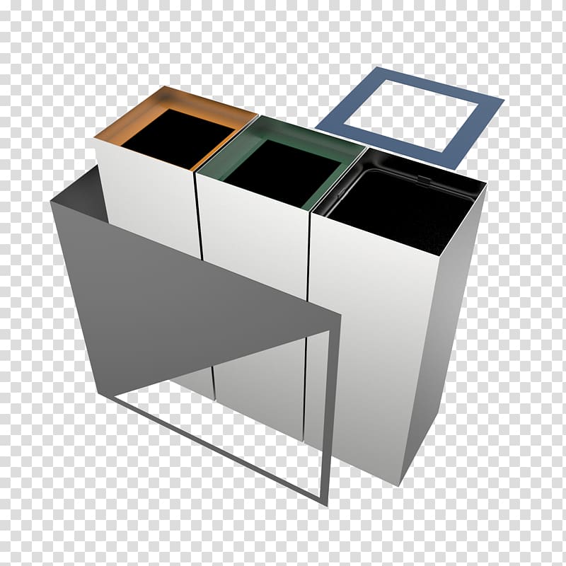 Recycling bin Rubbish Bins & Waste Paper Baskets Metal Steel, recycle bin transparent background PNG clipart