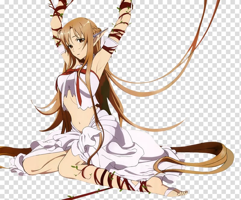 Sword Art Online: Hollow Realization Asuna Erza Scarlet Kirito Titania, asuna transparent background PNG clipart