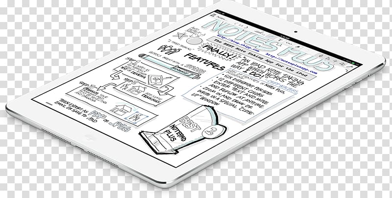 Laptop IPad Stylus Horizontal plane Computer, take note transparent background PNG clipart