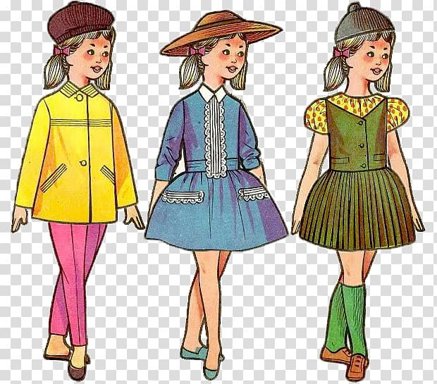 Paper doll Collecting Top, doll transparent background PNG clipart