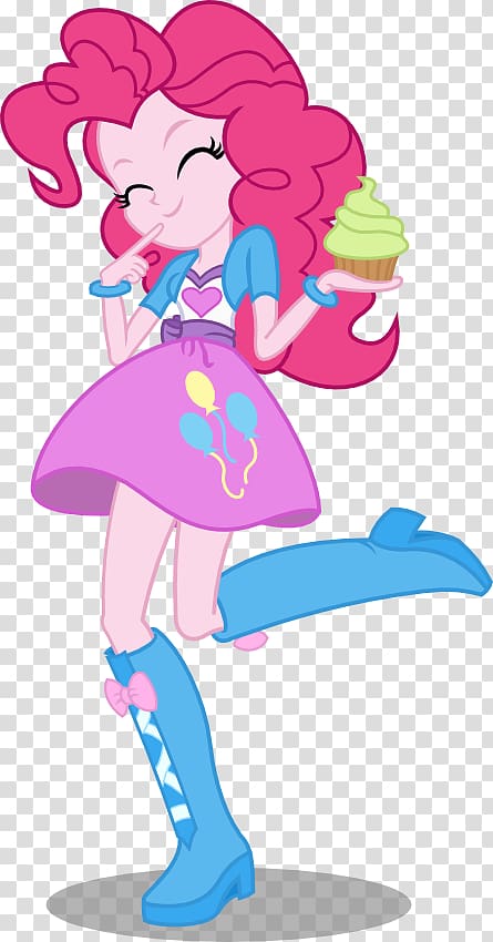 Pinkie Pie Rainbow Dash Pony Twilight Sparkle Rarity, chubby little girl transparent background PNG clipart