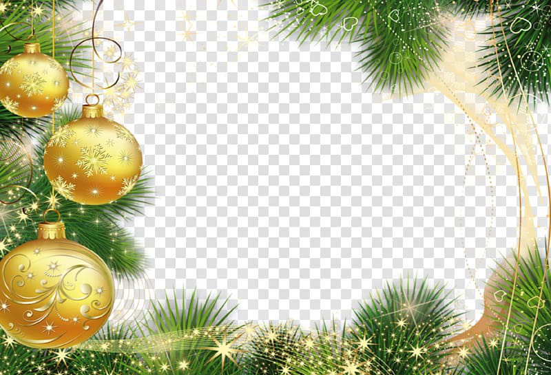 New Year card New Year\'s Day Christmas Greeting card, Christmas decoration transparent background PNG clipart