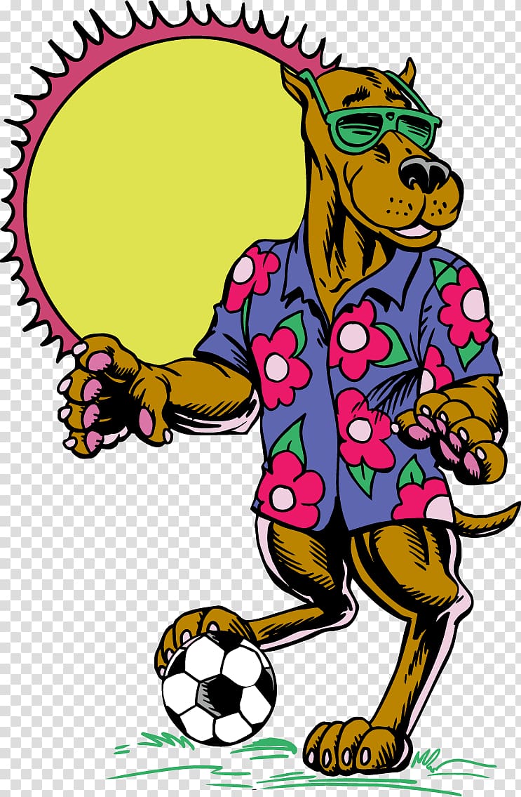 Dog Football player Cartoon, Rock hound transparent background PNG clipart