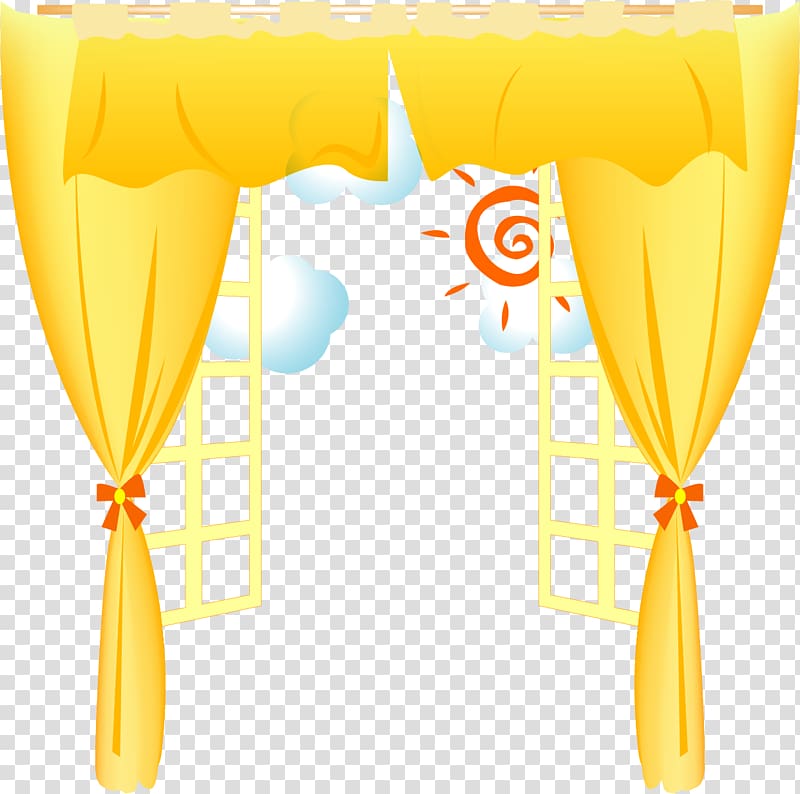 Curtain rod, painted curtain transparent background PNG clipart