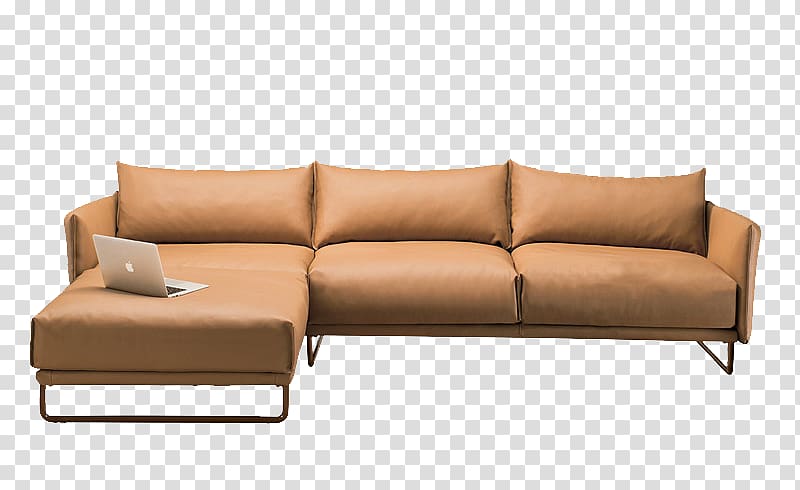 Sofa bed Couch Furniture, Nordic fabric sofa material transparent background PNG clipart