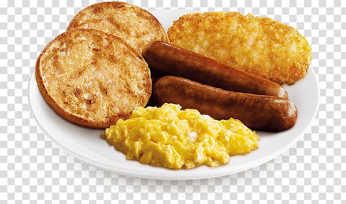 Breakfast Scrambled eggs McDonald\'s Big Mac English muffin Hash browns, breakfast transparent background PNG clipart
