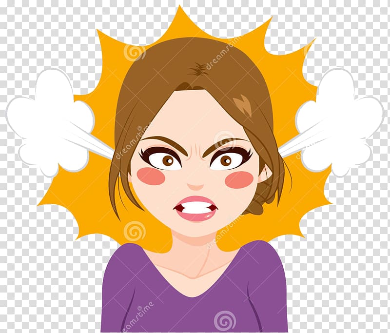 graphics Anger Drawing, angry woman cartoon transparent background PNG clipart