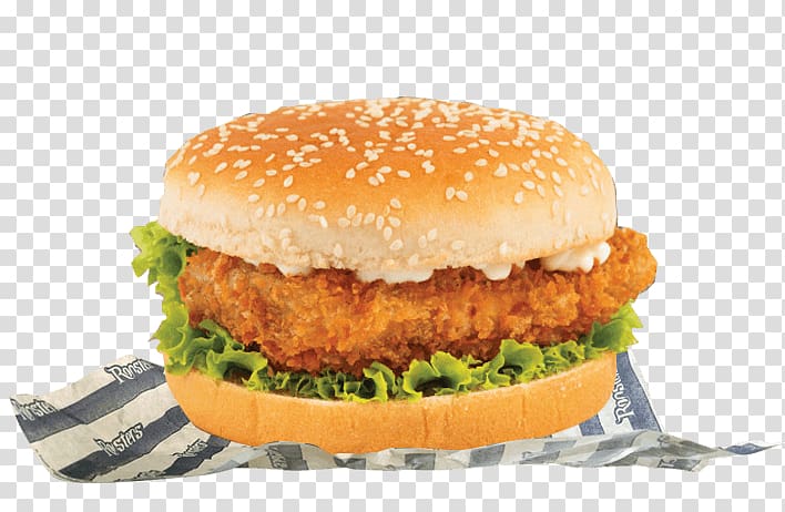 Salmon burger Cheeseburger Fast food Breakfast sandwich Hamburger, Chicken Fillet transparent background PNG clipart