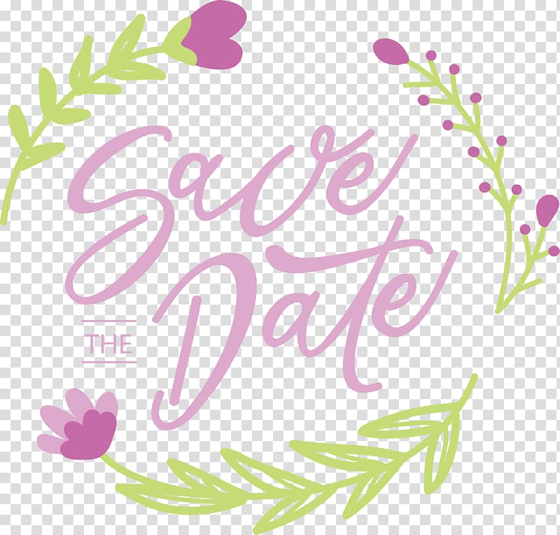 save the date text, Wedding invitation Floral design Flower, Flowers, decorations, wedding invitations transparent background PNG clipart