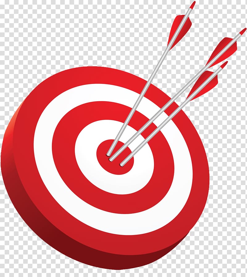 red and white target board , Target Corporation Bullseye Target archery , FOCUS transparent background PNG clipart