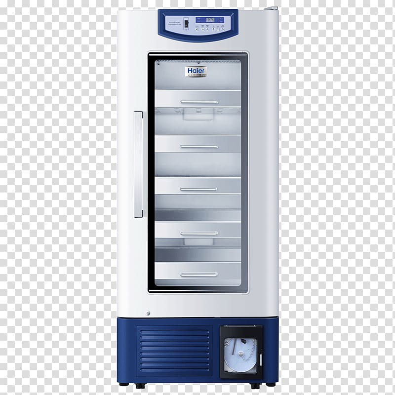 Refrigerator Blood bank Haier Auto-defrost Armoires & Wardrobes, Blood Bank transparent background PNG clipart