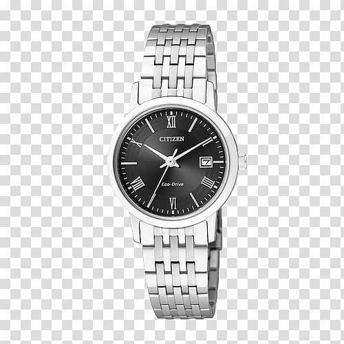 Analog watch Citizen Holdings Eco-Drive Water Resistant mark, Citizen sapphire mirror light energy female form couple tables transparent background PNG clipart