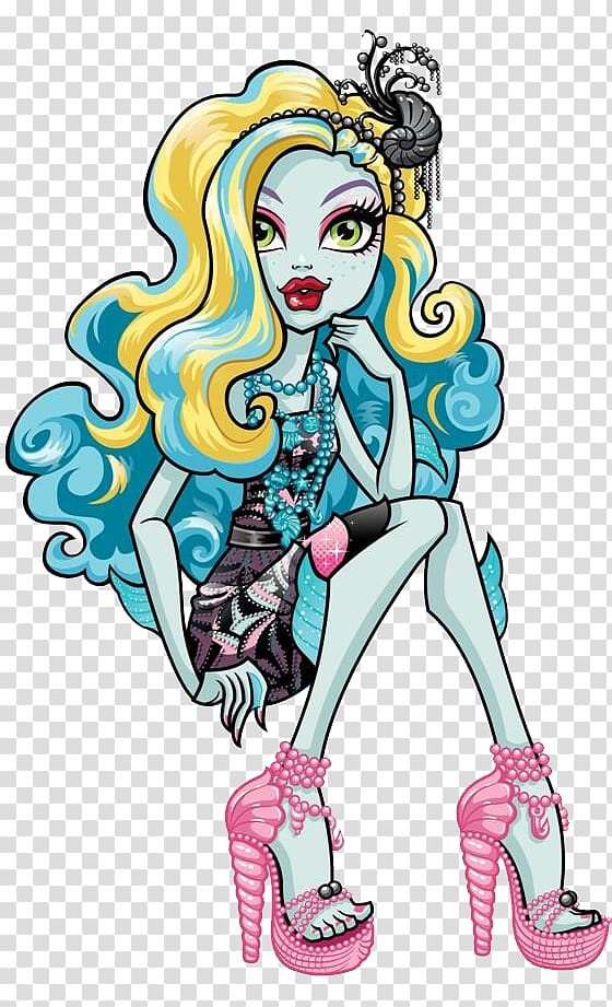 Monster High Original Gouls CollectionClawdeen Wolf Doll Lagoona Blue Monster High Original Gouls CollectionClawdeen Wolf Doll Cleo DeNile, barbie transparent background PNG clipart