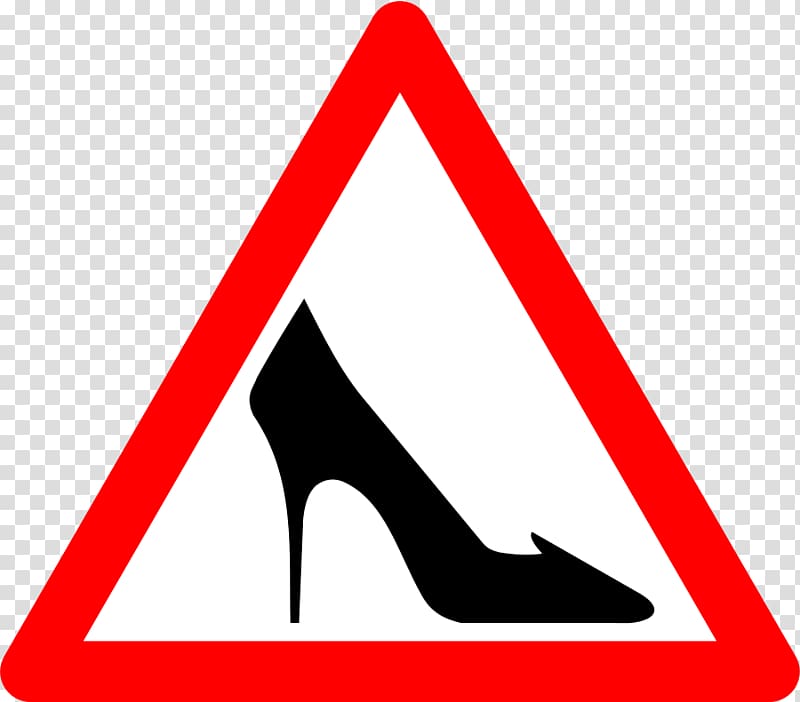 Shoe High-heeled footwear Traffic sign , Thong transparent background PNG clipart