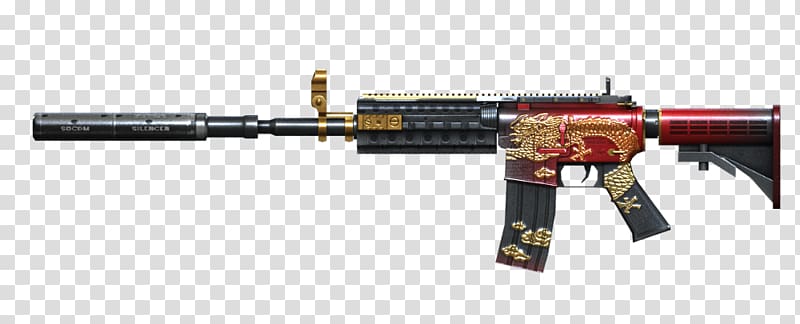 Air gun M4 carbine Firearm Rifle Weapon, weapon transparent background PNG clipart