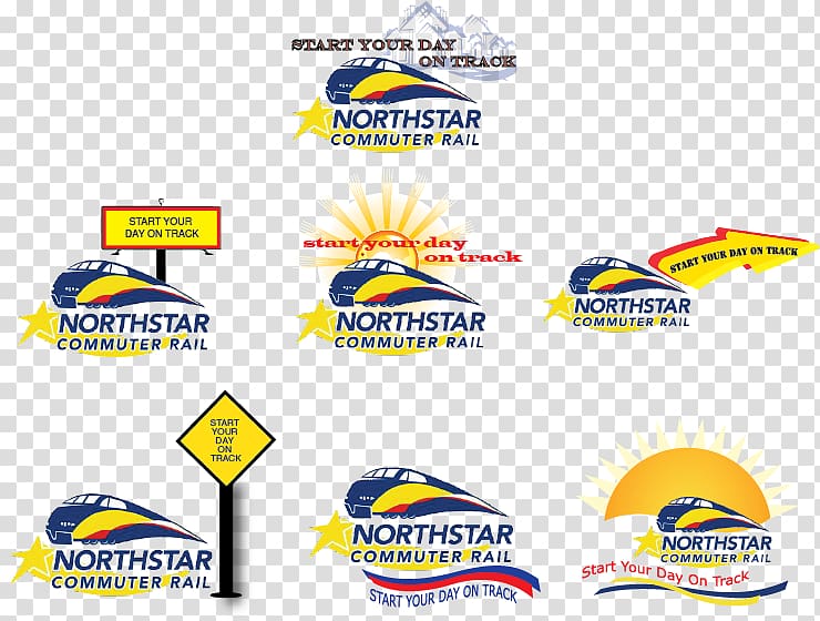 Logo Northstar Line Commuter rail, design transparent background PNG clipart
