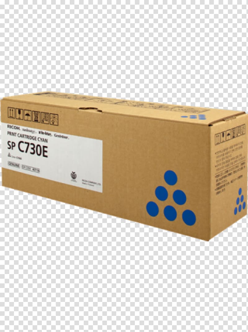 Ricoh Toner cartridge Printer Cyan, printer transparent background PNG clipart