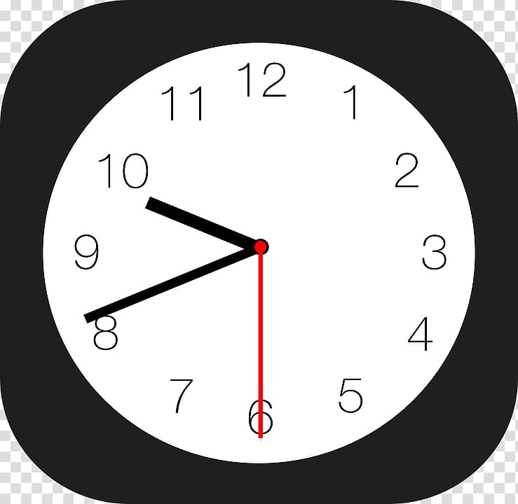 Clock iPhone Computer Icons iOS 7, clock transparent background PNG clipart