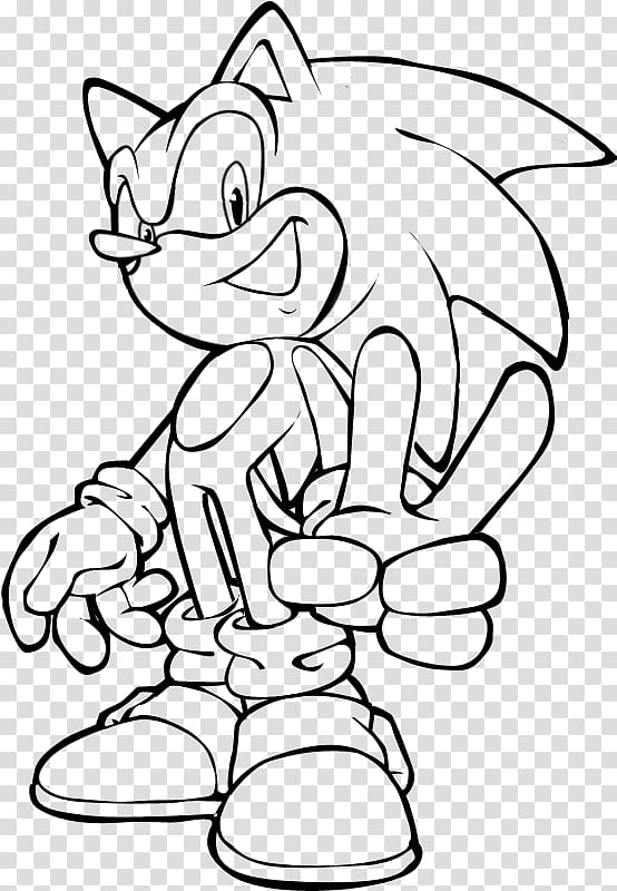 Shadow the Hedgehog Sonic the Hedgehog Knuckles the Echidna Mario & Sonic at the Olympic Games, Line Drawing Style transparent background PNG clipart
