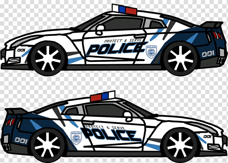 Police car Nissan Skyline GT-R 2015 Nissan GT-R, police car transparent background PNG clipart