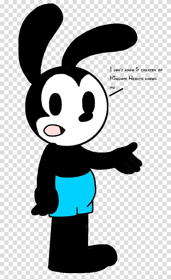 Cartoon Silhouette , oswald the lucky rabbit transparent background PNG clipart