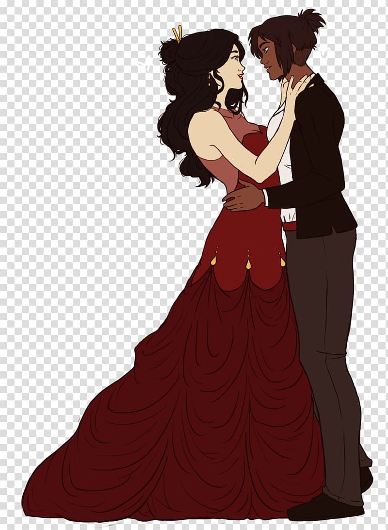 Asami Sato Korra Prom Cartoon Drawing, prom transparent background PNG clipart