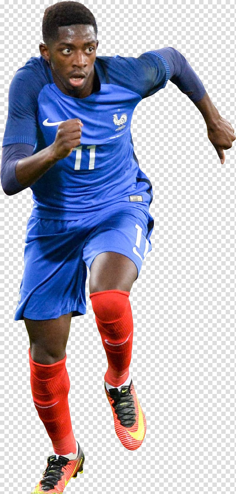 Ousmane Dembélé France national football team 2018 World Cup, Dembele transparent background PNG clipart