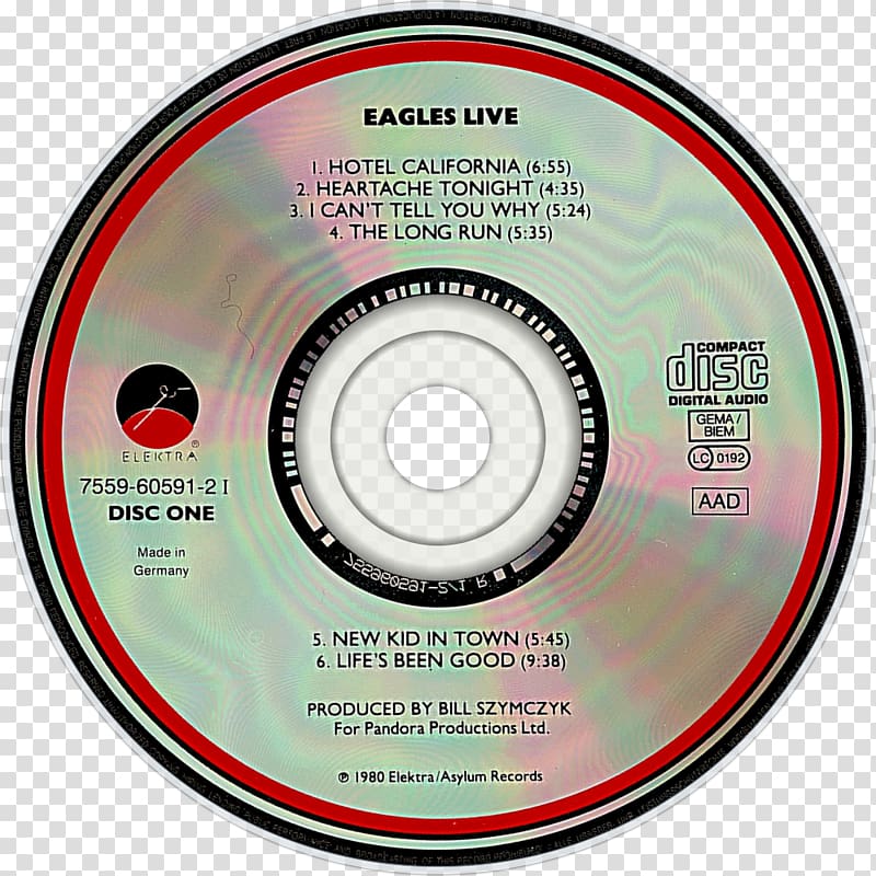 Compact disc Eagles Live Music Fan art, live music transparent background PNG clipart