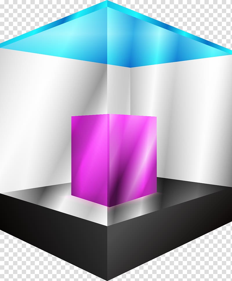Cube CMYK color model, cube transparent background PNG clipart