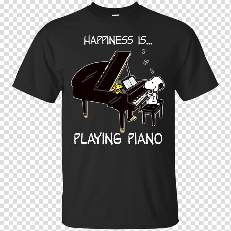 T-shirt Amazon.com Vegas Golden Knights Clothing, playing the piano transparent background PNG clipart