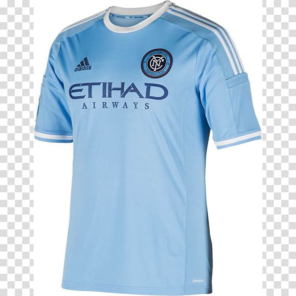 New York City FC MLS T-shirt Manchester City F.C., soccer shirt transparent background PNG clipart