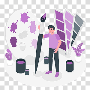 illustration, Palette, process, art, paint, design, creative, inspiration, creative process, choice, decision, tools transparent background PNG clipart thumbnail