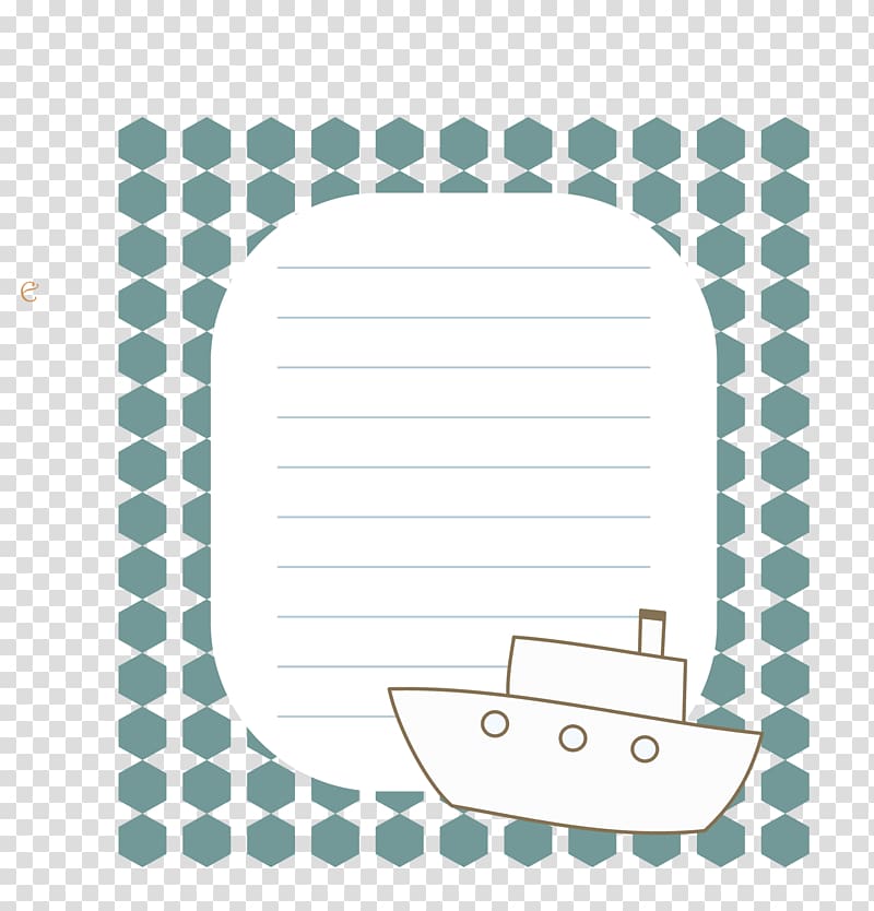 , cartoon boat border creative transparent background PNG clipart