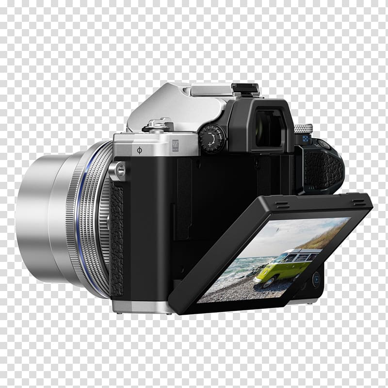 Olympus OM-D E-M10 Mark III Olympus M.Zuiko Wide-Angle Zoom 14-42mm f/3.5-5.6 Camera, Camera transparent background PNG clipart