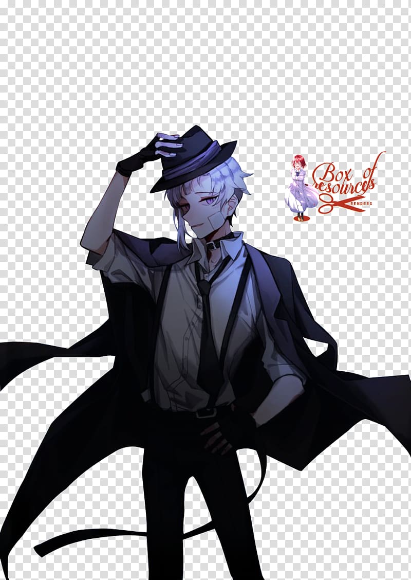 Bungo Stray Dogs Rendering Illustration Fan art graphics, Bungou stray dogs transparent background PNG clipart