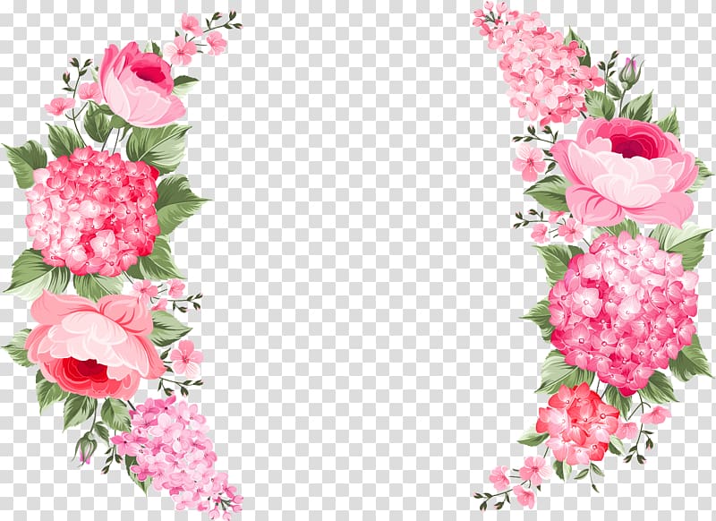 Pink flowers Floral design, flower transparent background PNG clipart