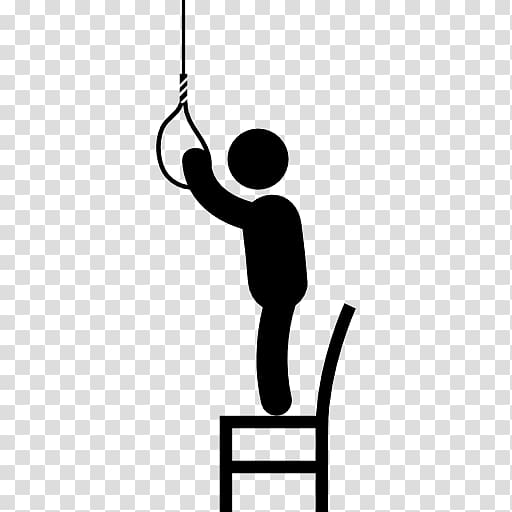 Suicide by hanging Death , Red Hanging transparent background PNG clipart