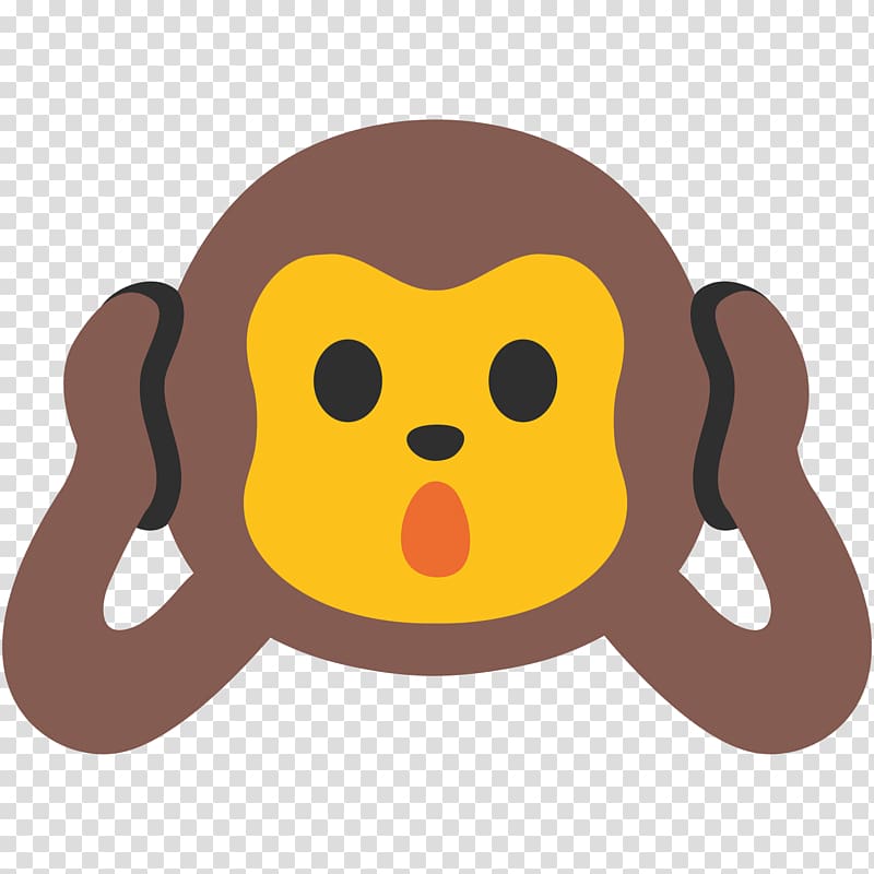 The Evil Monkey Three wise monkeys Emoji YouTube, monkey transparent background PNG clipart