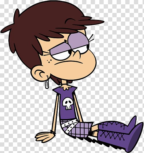 Luna Loud Lincoln Loud , The Loud House transparent background PNG clipart