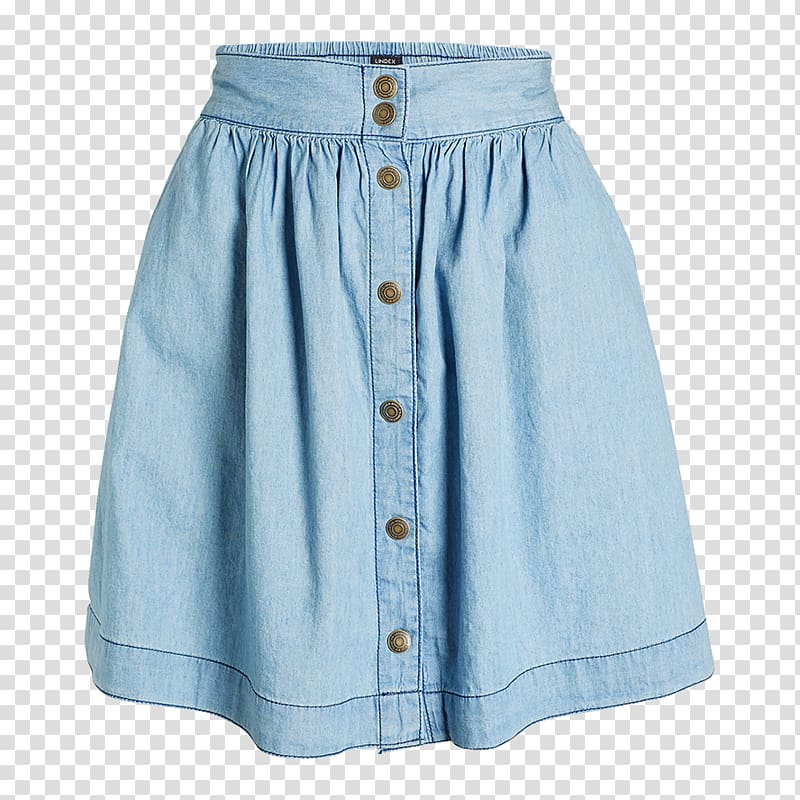 Skirt Denim Jeans Shorts, Denim Skirt transparent background PNG clipart